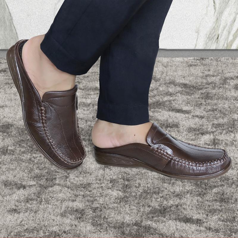 Sục Nam Da Bò Trường Hải có nhiều màu Đế May chắc chắn SP123 DéP Nhung