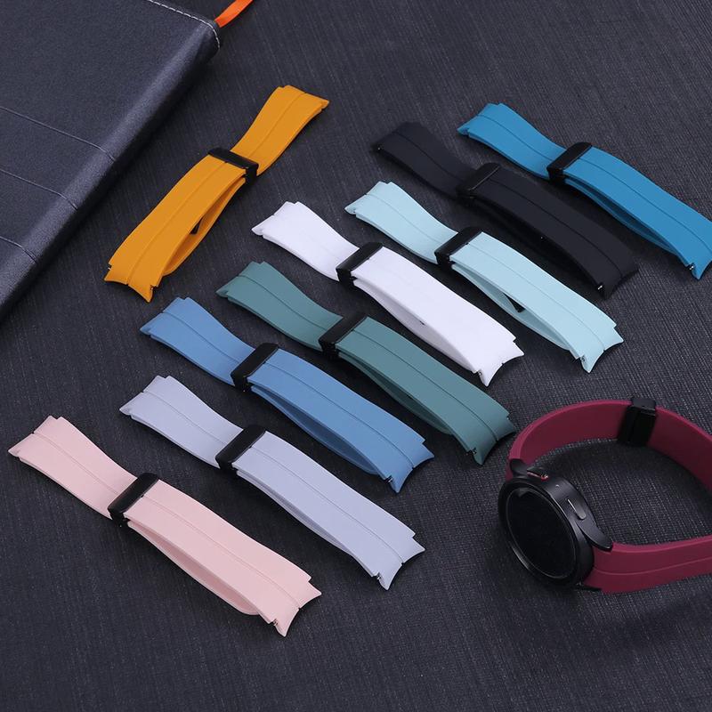 Product Introduction of Popular Magnetic silicone straps for Samsung Galaxy Watch 6 Classic 43mm 47mm silicone watch band for 5 pro 45mm watch 4 5