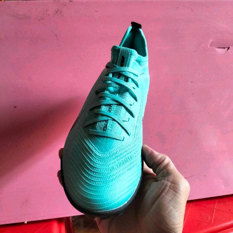  Giày Bóng Đá Mercurial Vapor 15 Pro Xanh Ngọc Vân Nổi   có khâu full đế   