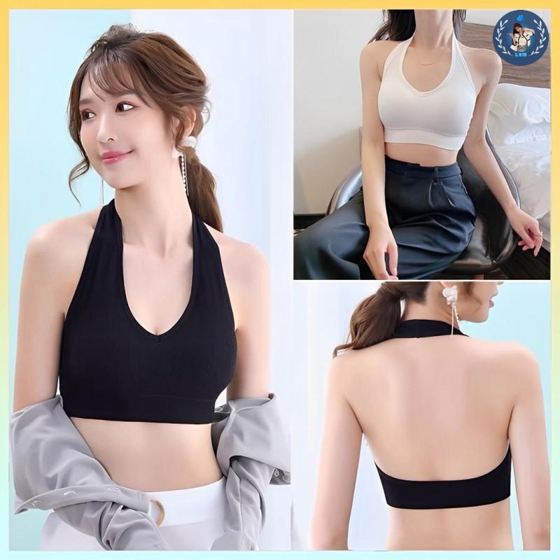   B008  Áo mặc trong KIỂU YẾM cropTop Women Fashion có đệm mút co giãn dễ phối đồ - L2M  Top Women Fashion   【 hoa hồng  【 Hỏa tốc   