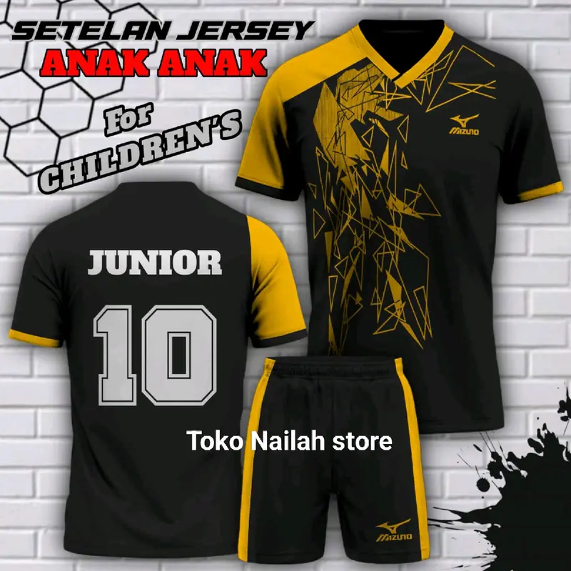 CUSTOM ANAK GRATIS SABLON NAMA NOMOR baju bola anak anak wanita pria baju bola baju futsa baju seragam terbaru baju olahraga baju bola sepak Nyaman Set 6
