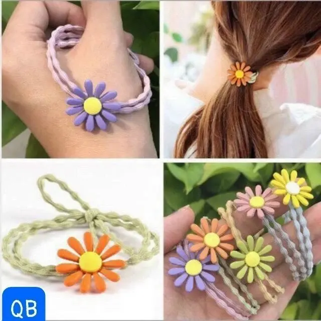 [Quà tặng] Buộc tóc hoa cúc màu ngẫu nhiên xin xắn 1