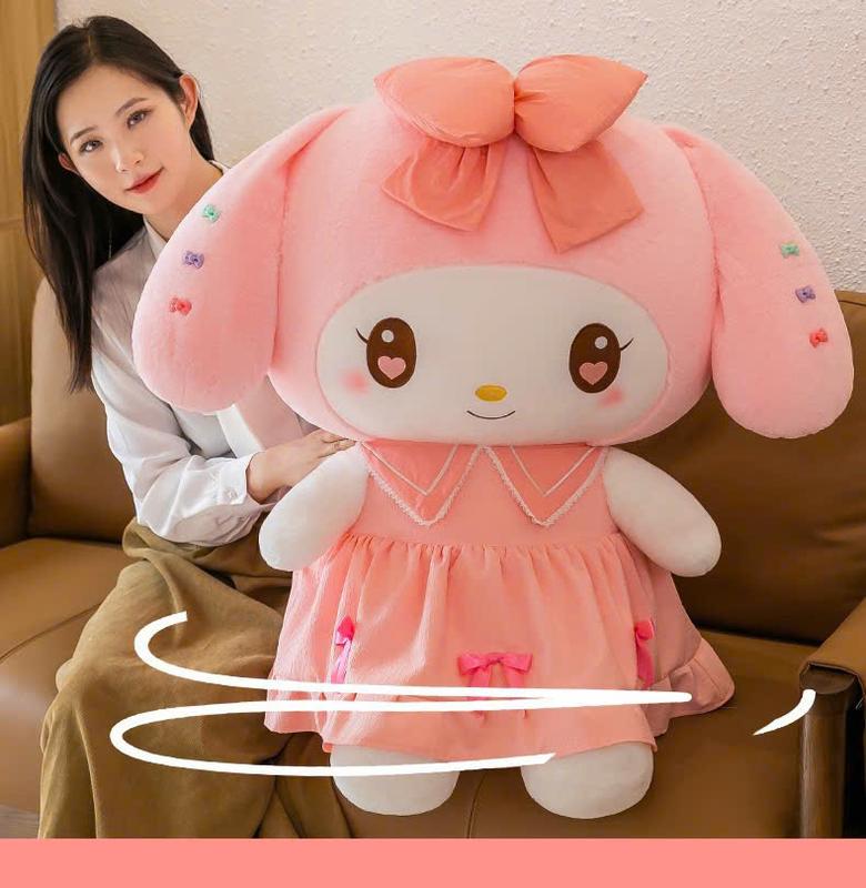 Gấu bông Kuromi Hồng, Kuromi Tím, Melody Hồng Gấu bông ANVIHOME - quà tặng sinh nhật, quà tặng bạn gái cao cấp