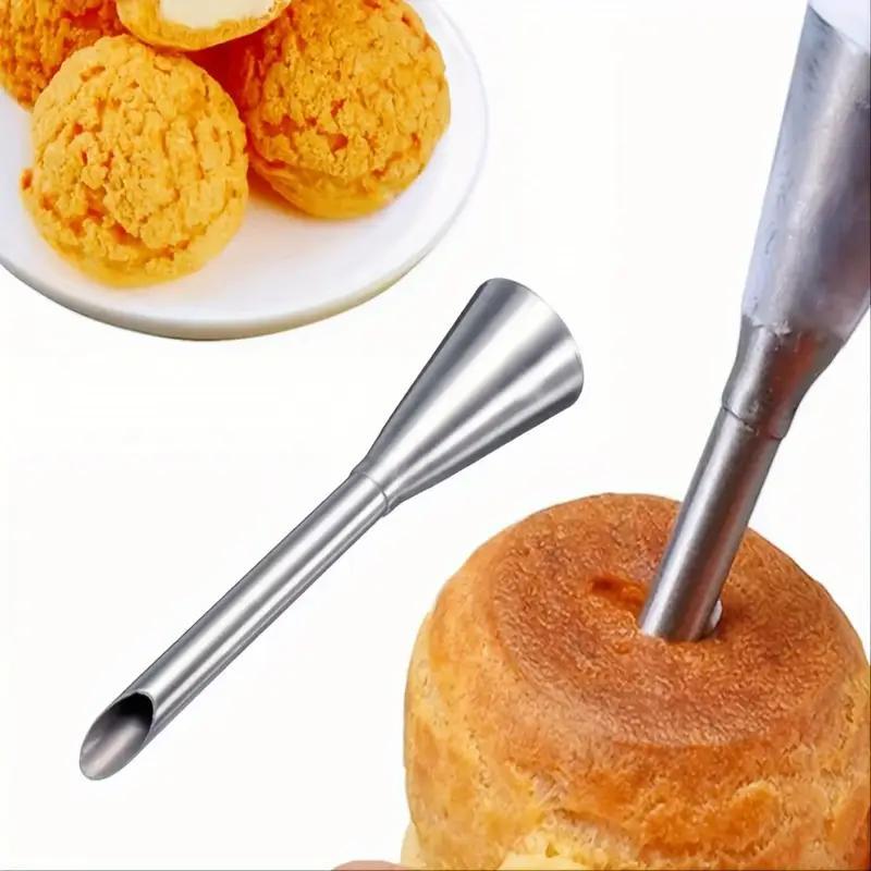 Stainless Steel Cream Nozzle, 2/4 Counts Cake Decorating Nozzle, Cake Decorating Tool, Baking Tool for Cake, Cupcake, Pastry, Kitchen Accessories 6