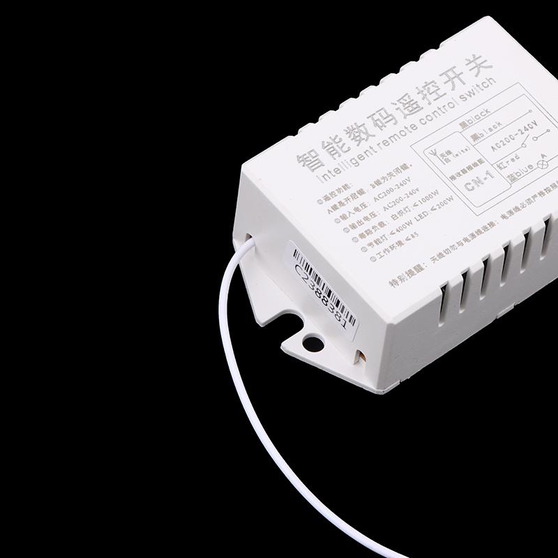 Product Introduction of Digital Remote Control Light Switch Wireless ON OFF Switch For Light Bulb Chandelier 220V RF433 1/2/3/4 Ways 39