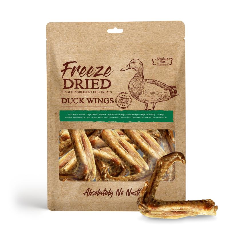 Absolute Bites Single Ingredient Freeze Dried Treats - Duck (50g) 0