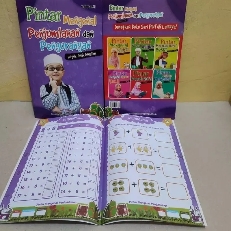 Buku Pintar Mengenal Penjumlahan 23%dan Pengurangan untuk Anak Muslim Full