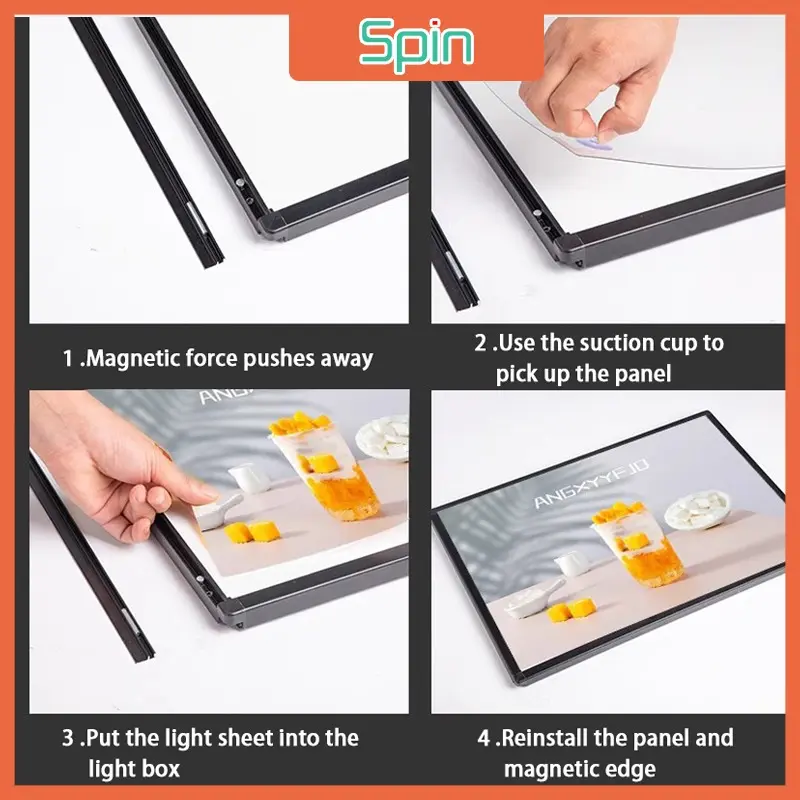 SLIM LIGHT BOX TERSEDIA BERBAGAI UKURAN // MENU BOARD .. LIGHT BOX // PAPAN MENU // LED BOX 5