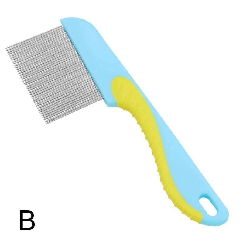 Product Introduction of Pet Flea Comb Dog Cat Hair Comb Stainless Steel Needle Comb Fur P9O2 20
