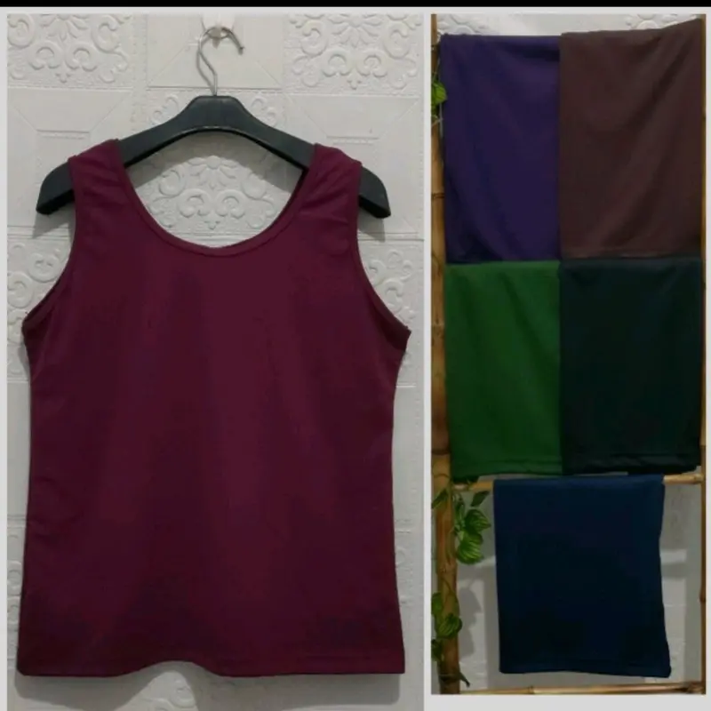 Singlet Dewasa Jumbo XXL / Tanktop Tali Gede Wanita Nyaman 2