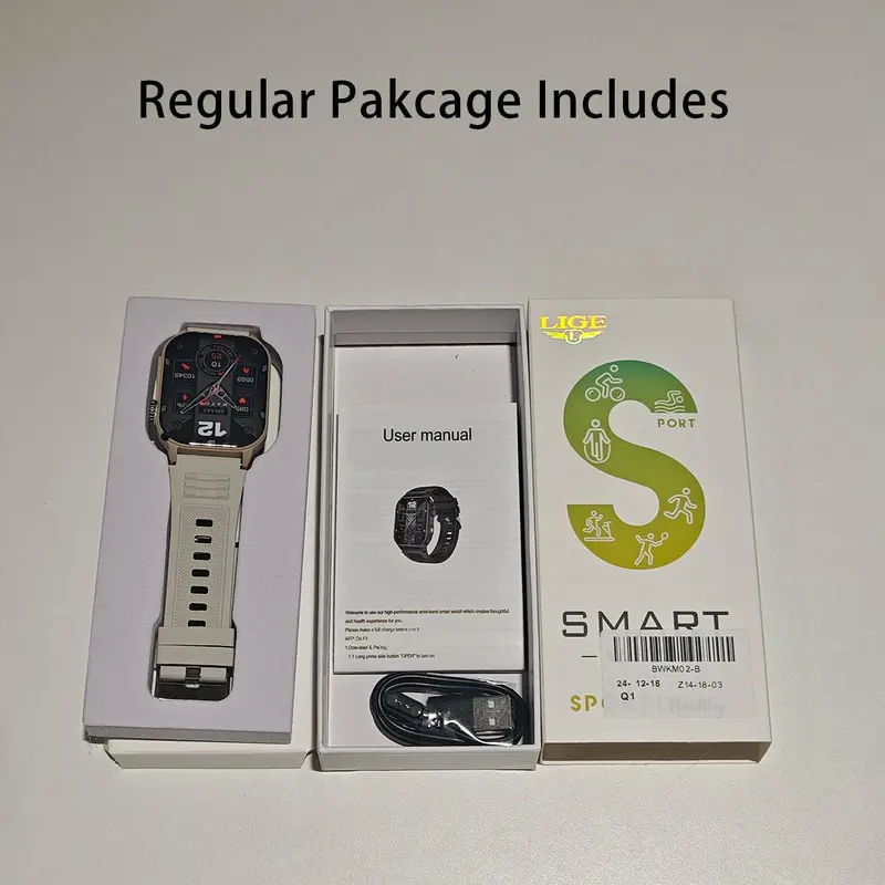 Multifunctional Smart Watch, Fashion Digital Watch, Answer/Make Call, Waterproof Sports Watch for Women & Men 3
