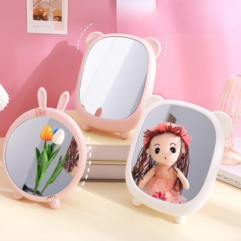 Gương Trang Điểm Hàn Quốc tai thỏ , tai gấu cute 2