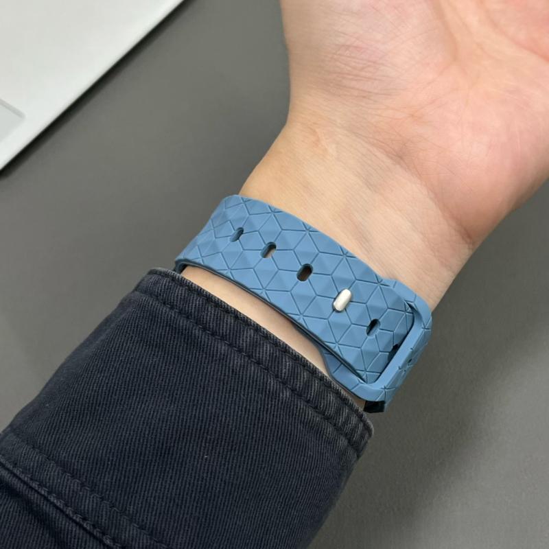 Product Introduction of Sport Silicone for Apple watch ultra 2 band 49mm 46mm 44mm 40mm 45mm 42mm 41mm football pattern bracelet iWatch series 10 9 8 7 6 5 se strap 7