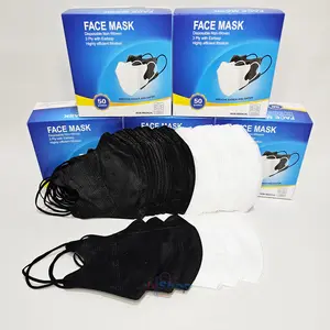 MASKER DUCKBILL HITAM/PUTIH ISI 50PCS 1BOX