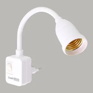 Fitting Lampu Bohlam LED EU Plug with Switch 220V 25A E27