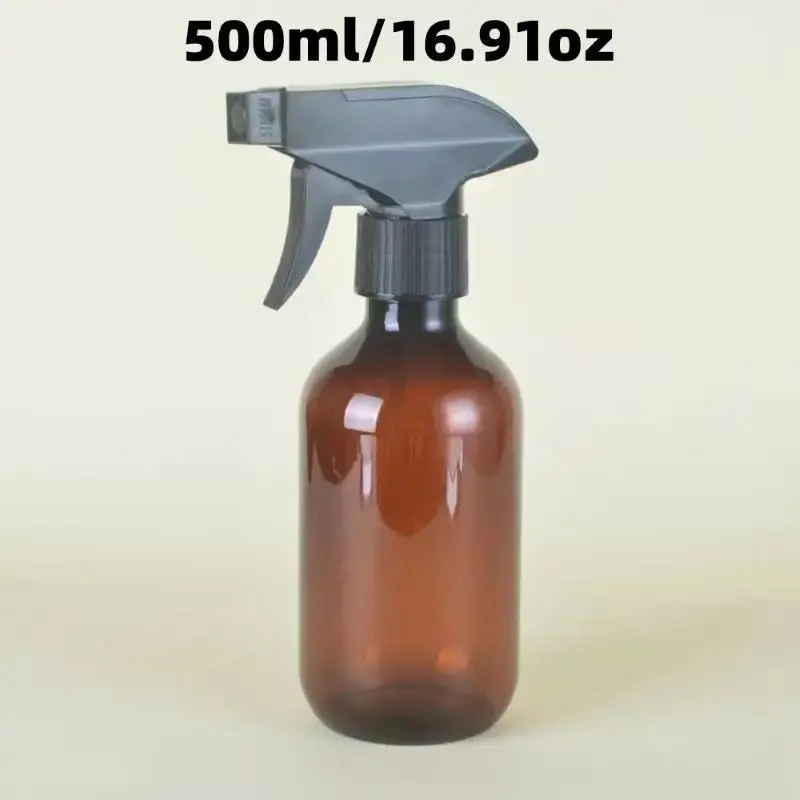 300ml/500ml Refillable Amber Spray Bottle, Perfect for Essential Oils, Cleaning Products and Aromatherapy, Empty Spray Bottle for Home 6