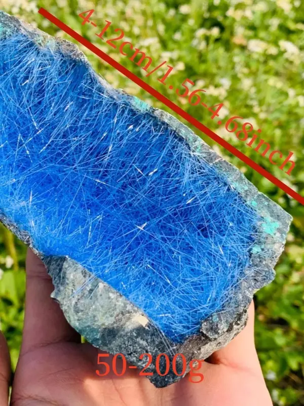 Unique Blue Copper Ore Specimen Quartz, Natural Crystal Decoration, Home Decoration & Collection, Ideal Gift for Holiday 1