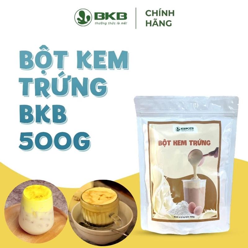 Bột Kem Trứng BKB 500g – Sánh Mịn, Thơm Ngậy, Pha Chế Chuẩn Quán