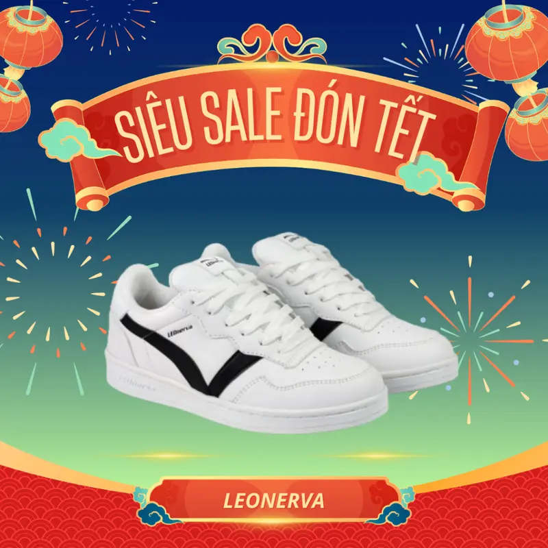 ày Sneaker Unisex Leonerva 808 VS1 - vạch đen - Đi lên 1 size nếu chân dày Shoes Đế Bằng Nam Len 0