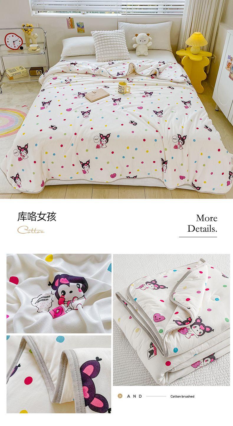 Product Introduction of 2025 Knitted Cotton Air Conditioning Quilt Summer Cool Quilt Washable Summer Children's Kindergarten Thin Summer Quilt Dormitory Quilt Core 26