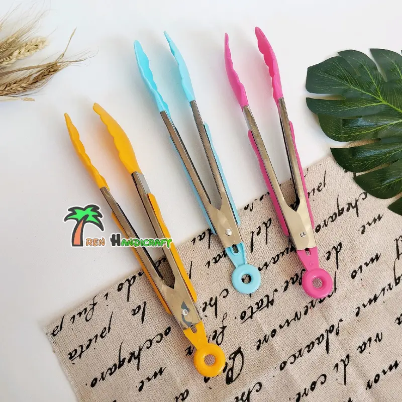 ARENHANDICRAFT Pencapit Makanan Stainless Warna 1
