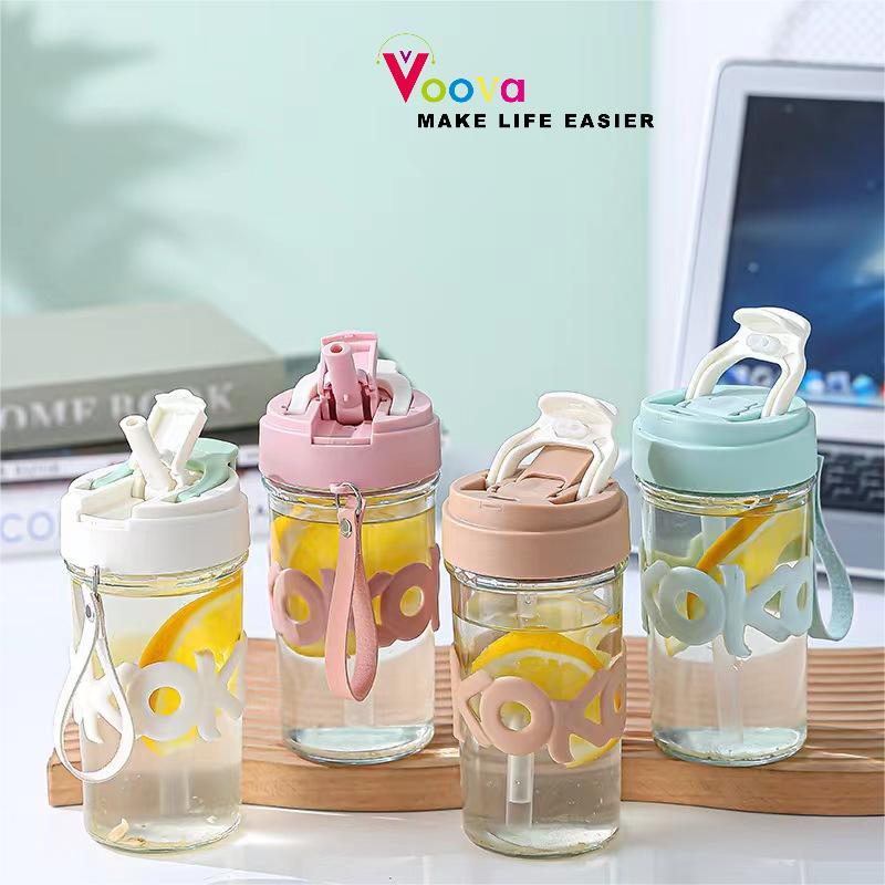 [COD] TUMBLR HOHO/ MUG KACA TEBAL/ MUG AESTHETIC CUTE Water Bottles 0