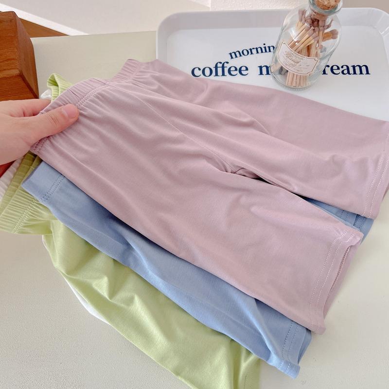 Product Introduction of Quần Đùi Bé Gái, Mỏng, Quần Legging Cơ Bản Vải Modal Mùa Hè, Chất Liệu Lụa Lạnh Cho Bé Quần An Toàn, Quần Giảm Cân Cho Trẻ Em, Quần Dài Đến Đầu Gối 19