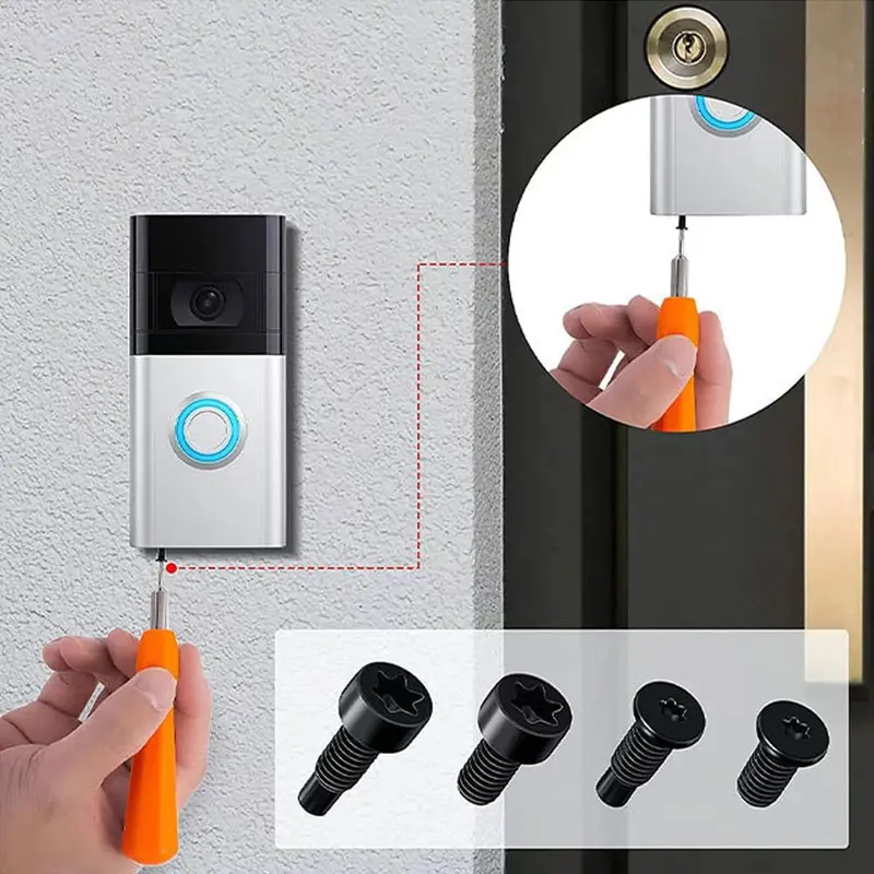 Ring Doorbell Screws Replacement Security Screws, Spare Screws for Ring Doorbells Accessories Compatible with Video Door Bell Smart Doorbell 5