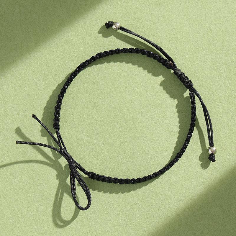 Product Introduction of Xiao Zhan Style Tibetan Style Dorje Knot Year Red Rope Bracelet DIY Hand-Woven Couple Student Carrying Strap Wholesale 14