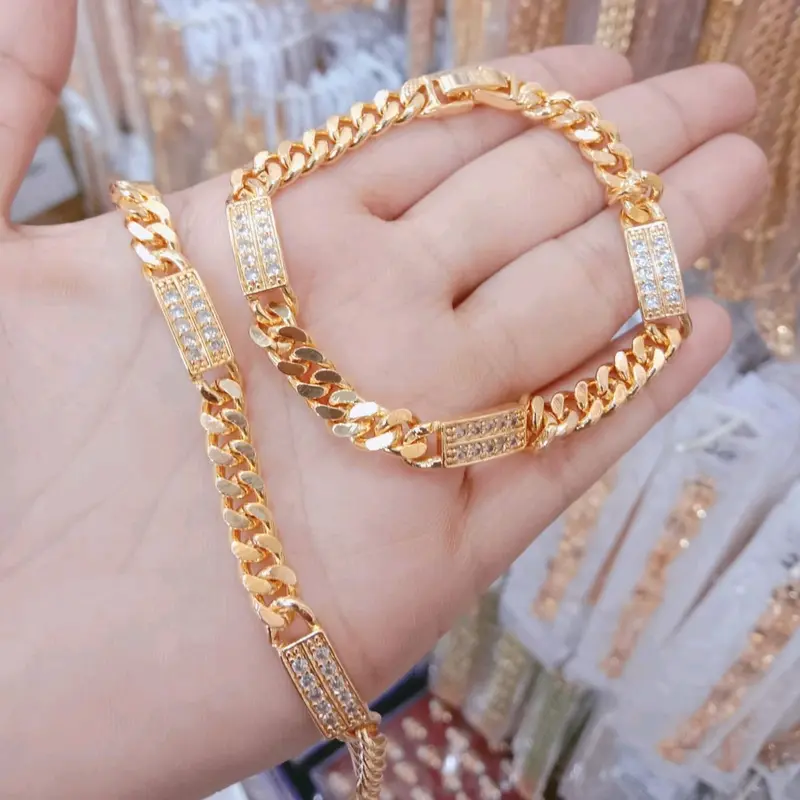 Gelang Rantai Plat Variasi Mata 1