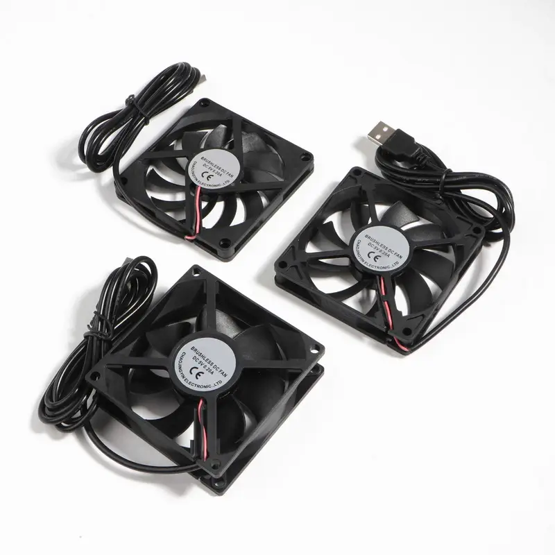 1Pack 80mm USB Fan 5V Brushless DC Cooling Fans for PC Computer ...
