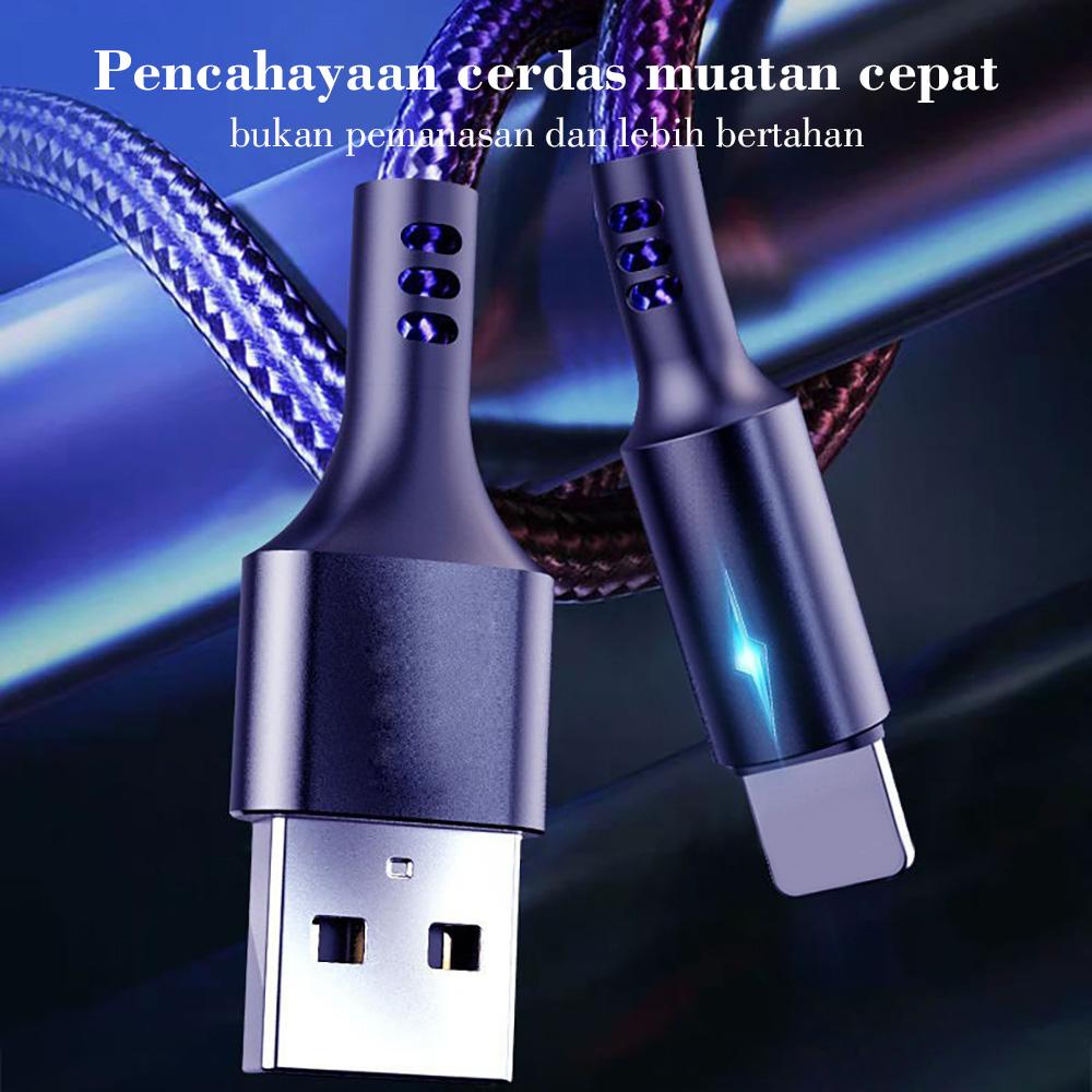 5A Fast Charging Micro USB Type C data cable for iPhone iOS Cable LED Voltage and Current Display High Quality USB Data Cable Type C, Micro, Lightning For iPhone Samsung OPPO VIvo