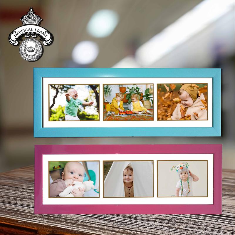 Bingkai Frame Foto Figura 4R susun 3 ( 3 in 1 ) 3