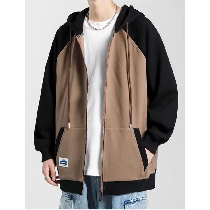 Hoodie Jumbo Bigsize Polos  Jaket Jumper Regelan Fleece Korean Style Wanita Pria Oversize 6XL 5XL 4XL 3XL 2XL XL L M S Sweater Zipper 3