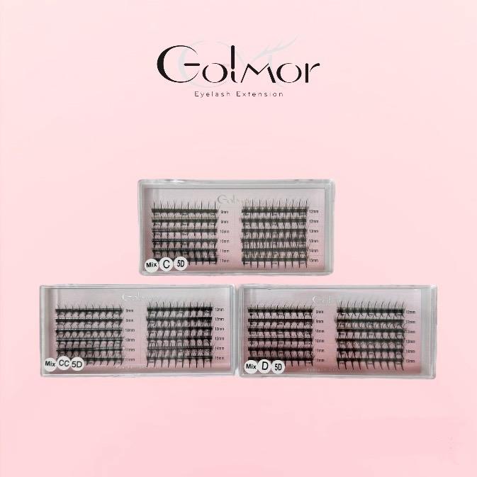 Mi fan trụ katun mix size 9-15mm (8 line); độ cong C, CC, D