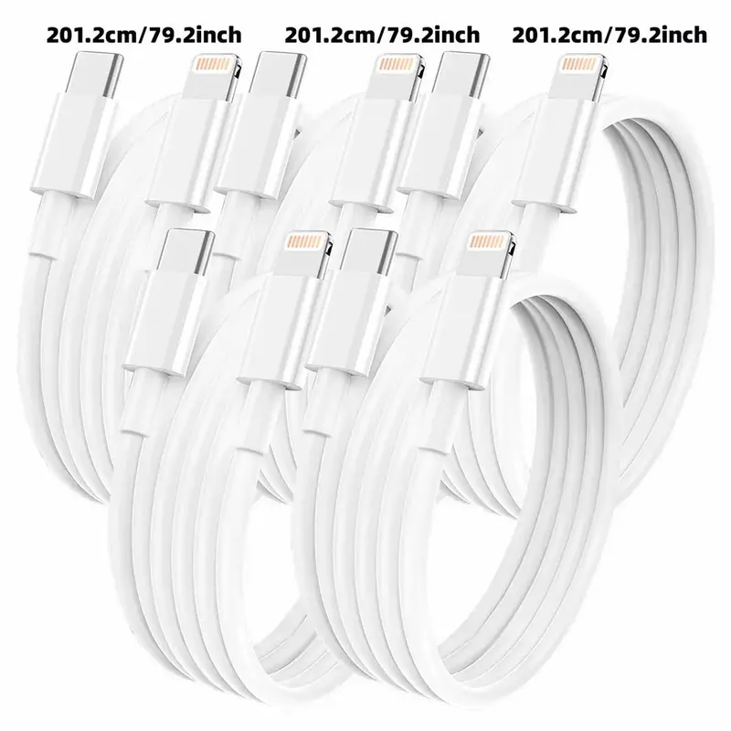 20W 6.6FT Type-C Fast Charging Cable for iPhone iPad Mini, Car Fast Charger, Phone Accessories, Mini Travel Products, Gifts For Boyfriend, Quick Charger, USB Cable, USB Charger Connector, Charger Set, Typec Fast Charging 4