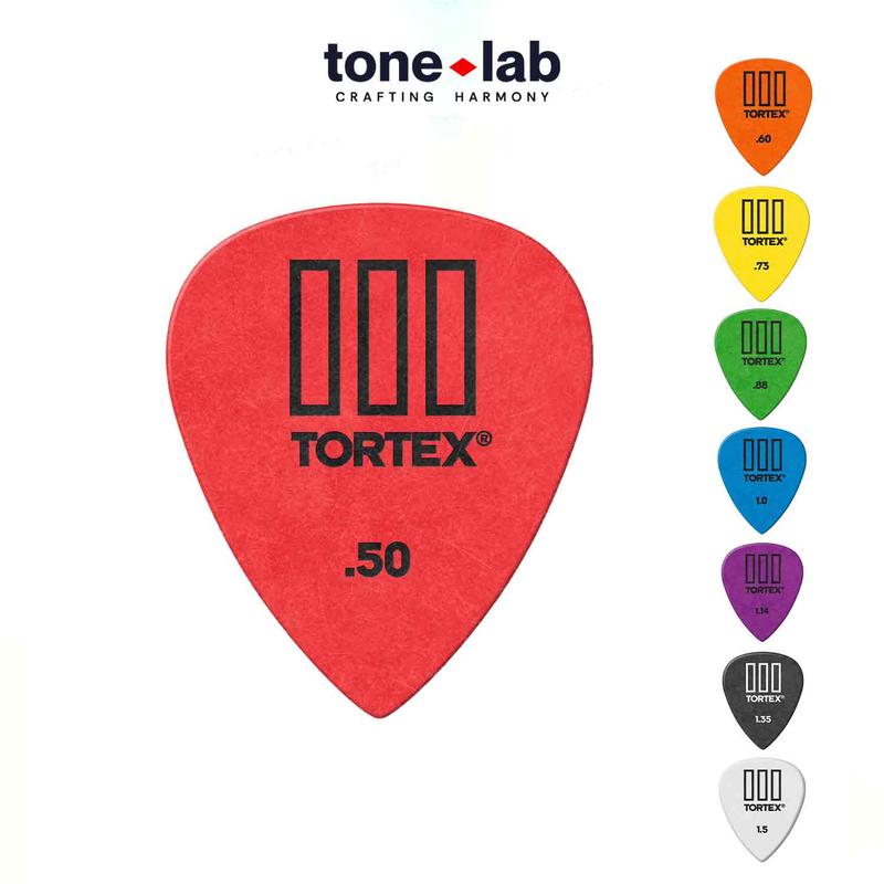 Phím đàn Tortex TIII Dunlop Guitar Pick 0.60mm Orange, 0.73mm Yellow, 0.88mm…