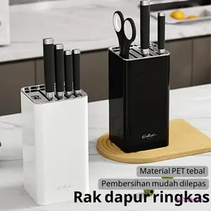 Rak Pisau Dapur Premium Organizer, Pisau & Gunting Multifungsi, Tempat Penyimpanan Anti Slip Bahan Plastik ABS, Kotak Desktop Dapur Modern, Rak Pisau Tahan Lama & Higienis, Model [Model Name], Panjang [Panjang cm], Lebar [Lebar cm], Tinggi [Tinggi cm]