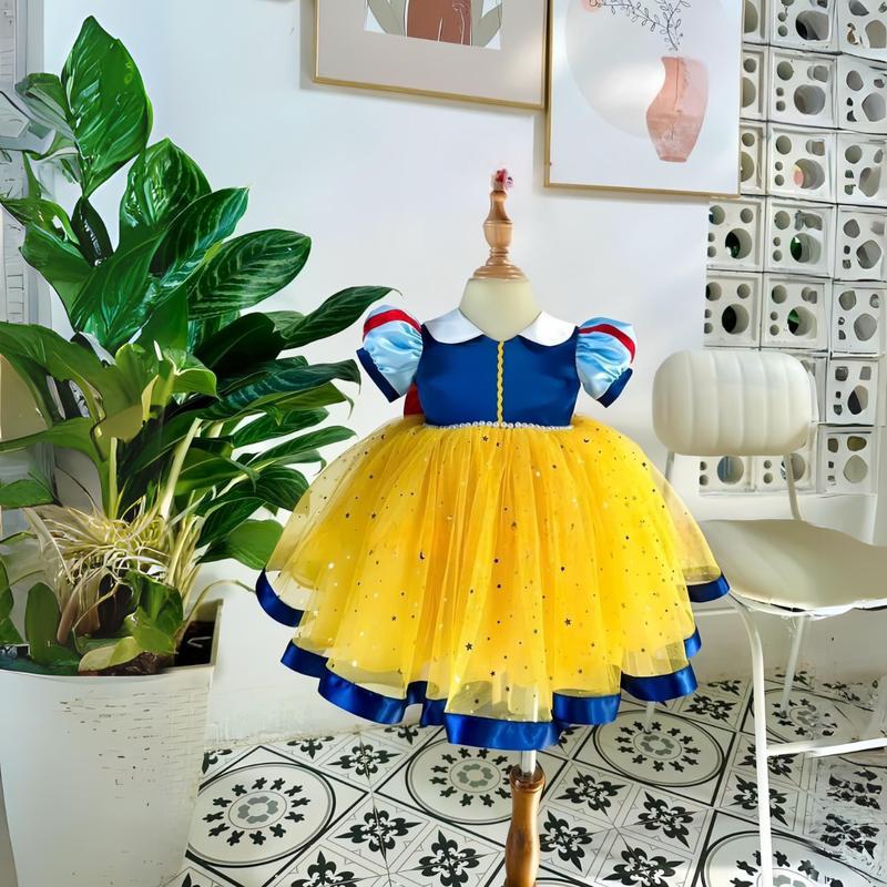 Đầm bạch tuyết váy bạch tuyết cho bé gái