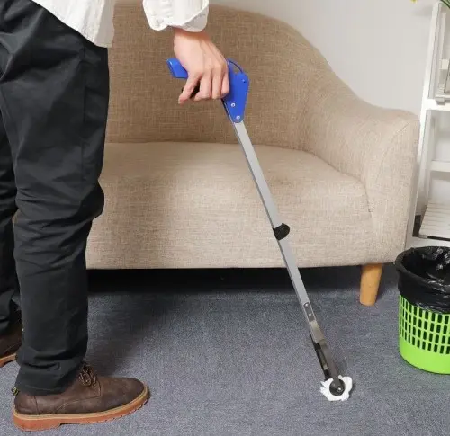 Alat Penjepit Barang Bahan Stainless Alat Capit Pemungut Sampah Pengambil Barang Lipat Tongkat Serba Guna 1