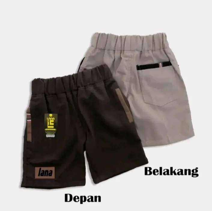 (TERBARU) PAKET HEMAT 100RB/5PCS CELANA PENDEK ANAK 1-12ATAHUN BAHAN DRILL NON STRETCH 1