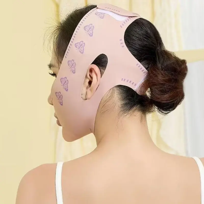 【Quà tặng Free】Mặt Nạ Chống Nhăn, Nâng Cơ Mặt Và Làm Săn Chắc, Mặt Nạ Kéo Nasolabial, Dụng Cụ Hữu Ích Cho Khuôn Mặt V 7