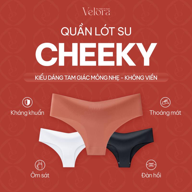 Product Introduction of [Combo 5 ] Quần Lót Su Cheeky Tam Giác Mỏng Nhẹ, Thoáng Mát, Không Viền, Đàn Hồi Thoải Mái - VELORA Nữ Women 1