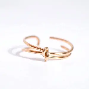 Panlandwoo - Cincin Wanita Richy Adjustable - Cincin Cewek Simple Elegan