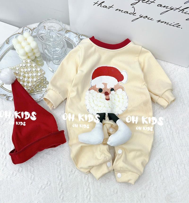 Product Introduction of [ NOEL] BoDy NOEL + kèm Mũ cho bé trai bé gái. Chất Zip Lông 1 mặt dày dặn bề mặt mịn, co dãn. Size cho bé 5-12kg 8