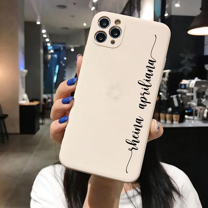 SoftCase  Macaron Custom Nama Kamu [CN] For All Type - SoftCase Tebal - SoftCase Lentur Hardcase Case Casing 2