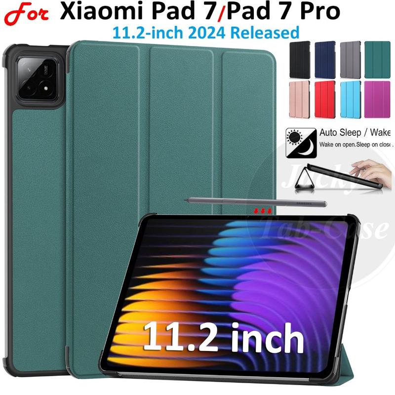 Bao da, ốp lưng từ tính cho Xiaomi Pad 7, Mipad 7pro , Mipad 7 11.2 inch 2024 (New) 0