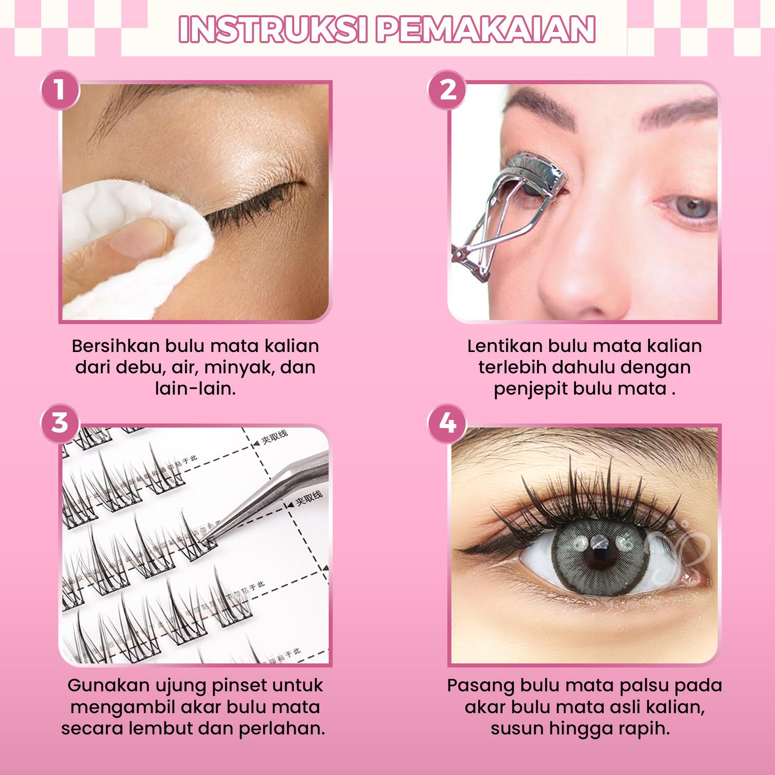 YoungBlash Effortless Eyelashes - Bulu Mata Segmen Tanpa Akar Tanpa Lem 11-12mm Natural C-Curl Synthetic Fiber Material - Box Bulumata Extension YoungBlash Effortless Eyelashes - Bulu Mata Segmen Tanpa Akar Tanpa Lem 11-12mm Natural C-Curl Synthetic Fiber Material - Box Bulumata Extension