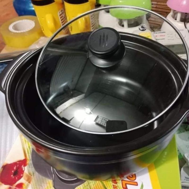 Product Introduction of Nồi Đất Đỉnh 8" Chuyên Nấu Mỳ Cay kèm nắp kính - Nồi Gốm Sứ có vung Chuyên Kho Cá, Nấu Canh, Kho Cá, thịt, Kho tộ Giữ Nóng lâu, bền 4