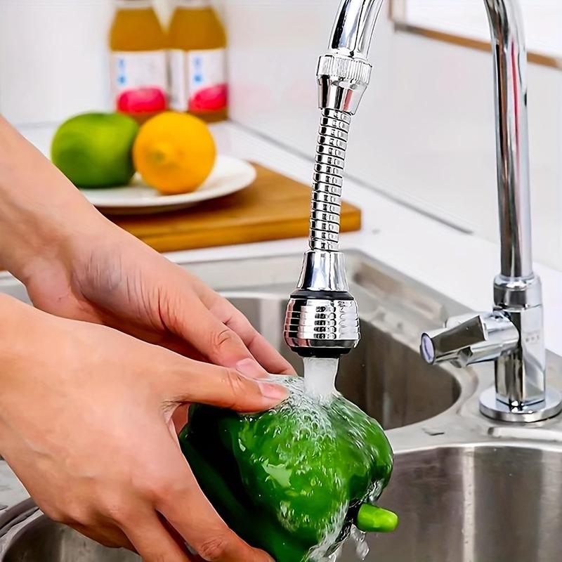 Kitchen Faucet Aerator, Durable Flexible Faucet Extender, Splash Proof Kitchen Sink Tap Aerator for Home Kitchen Bathroom 3